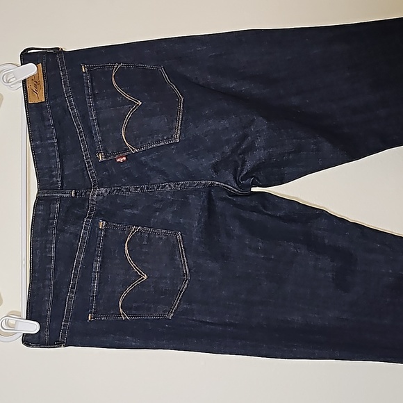 Levi’s Women’s Slight Curve Bootcut Jeans 16/33 Mid Rise Dark Wash Denim - Picture 5 of 16